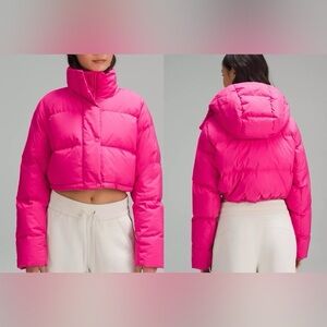Lululemon Athletica Bright Pink Puffer Jacket